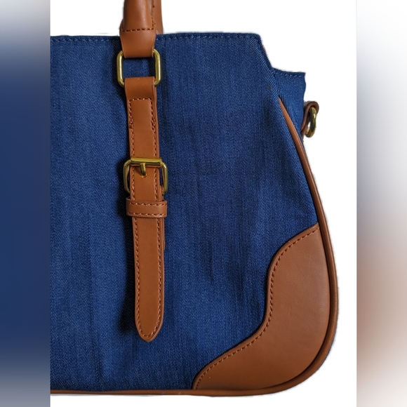 MAN - blue and brown purse - Picture 3 of 10